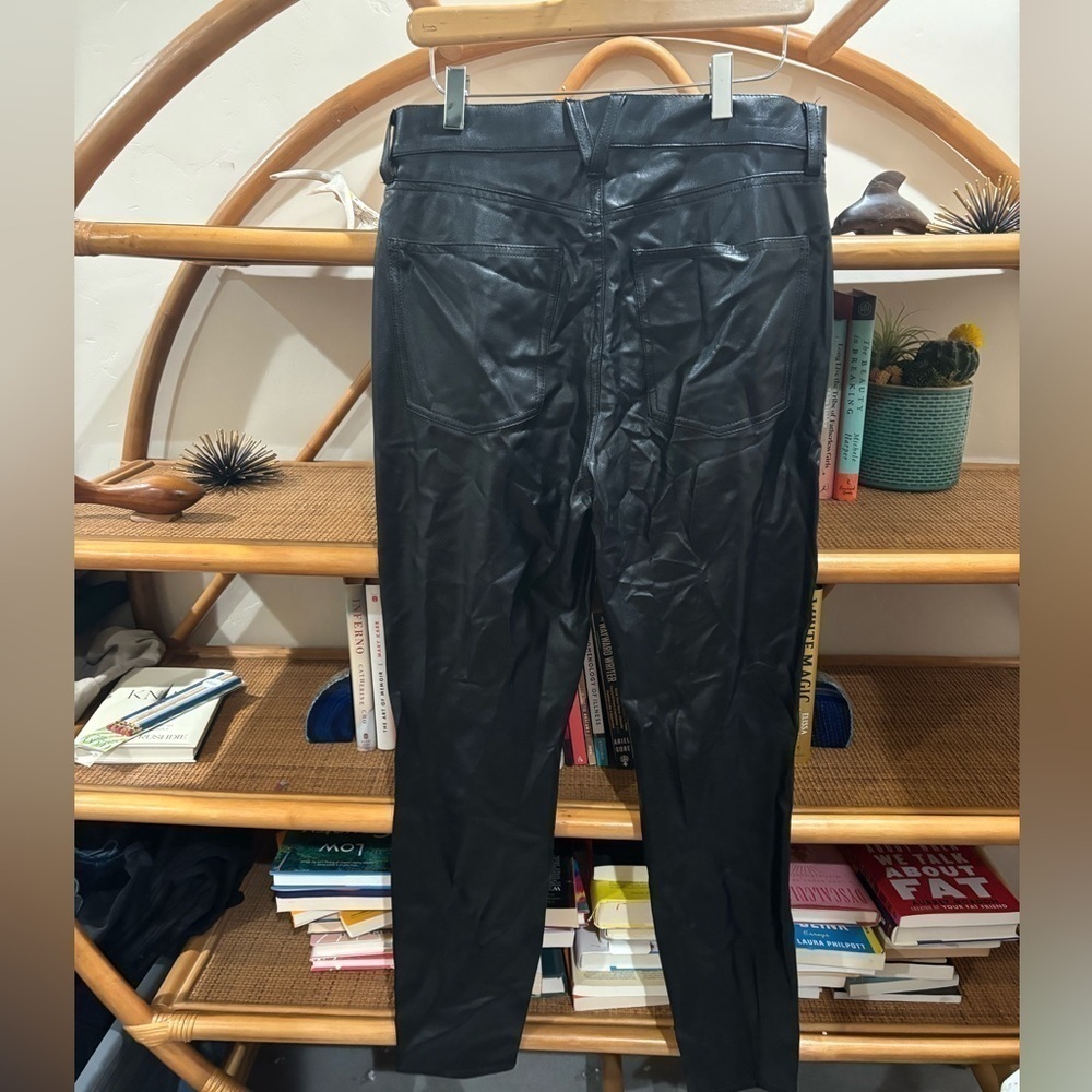Veronica Beard Debbie skinny high rise vegan leather pants - Picture 5 of 5